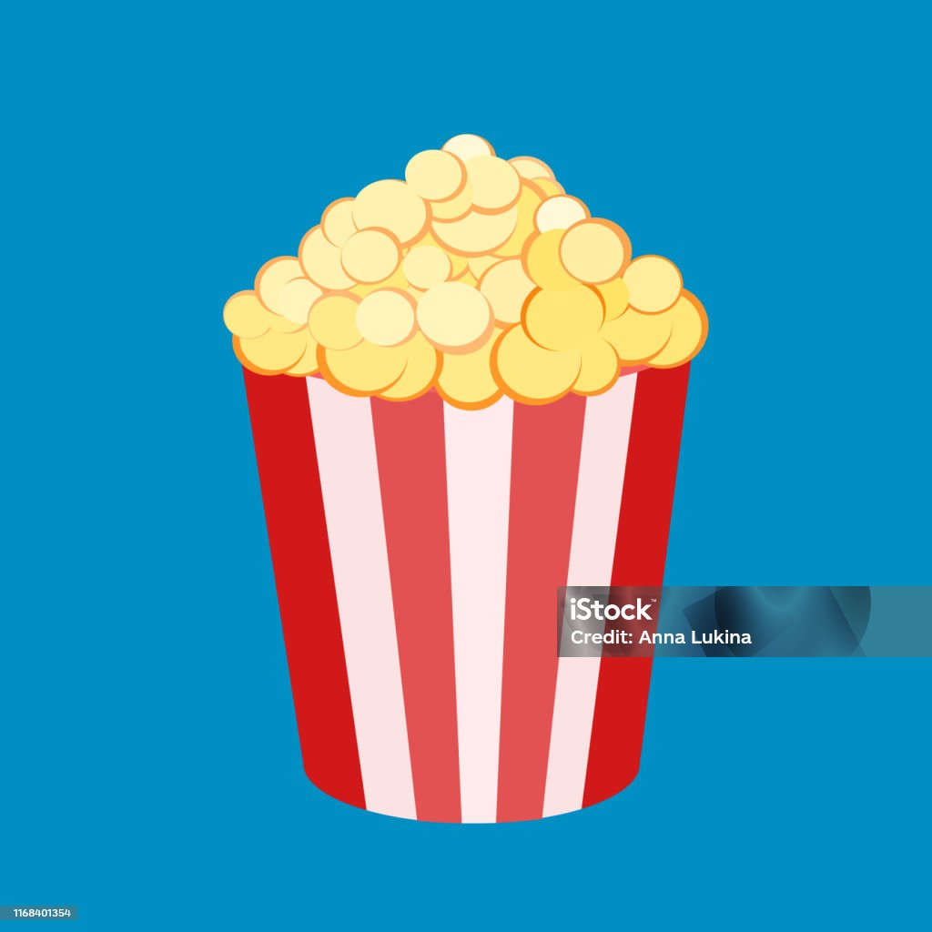 Vector Illustration Of A Round Striped Popcorn Box Bucket With Pop Corn Movie Snack Time To Watch And Eat Isolated In White Background Flat Clipart Stock Illustration - Download Image Now - iStock Vector Illustration Of A Round Striped Popcorn Box Bucket With Pop Corn Movie Snack Time To Watch And Eat Isolated In White Background Flat Clipart Stock Illustration - Download Image Now - iStock
