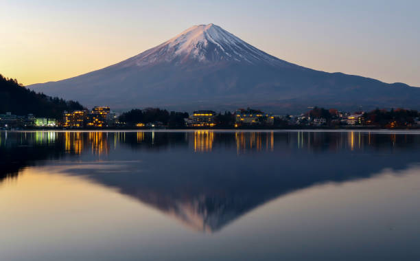 istock Japan - November 26, 2018 : Mount Fuji from Kawaguchiko Lake 1168406049