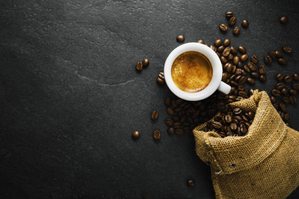 istock Cup of fresh made coffee served in cup 1168415283