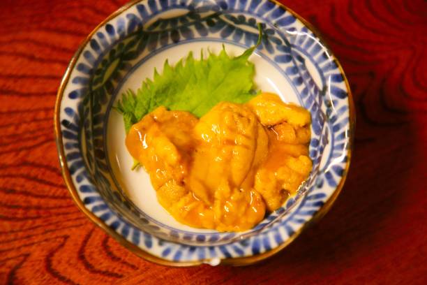 istock Fresh Sea Urchin which is Uni sashimi 1168417447