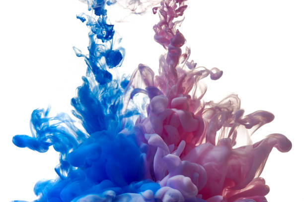 istock nk in water. Splash acrilyc paint mixing. Multicolored liquid dye. Abstract  sculpture background color 1168418216