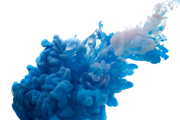 istock nk in water. Splash acrilyc paint mixing. Multicolored liquid dye. Abstract  sculpture background color 1168421018
