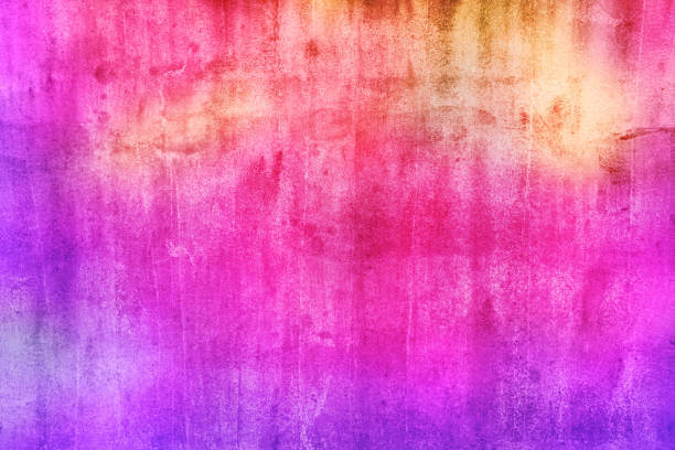 istock Grunge red blue and yellow painted on concrete wall.Abstract colorful cement wall texture and background. 1168423391