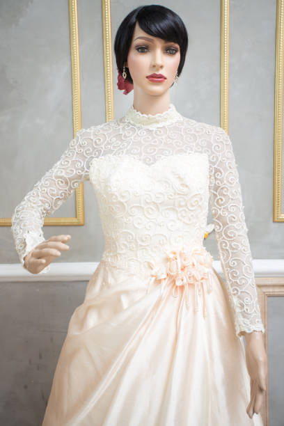 istock Bridal suit , Wedding dress vintage style 1168424401