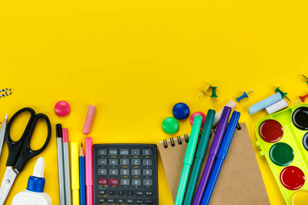 istock school set office supplies on a bright yellow background 1168429913