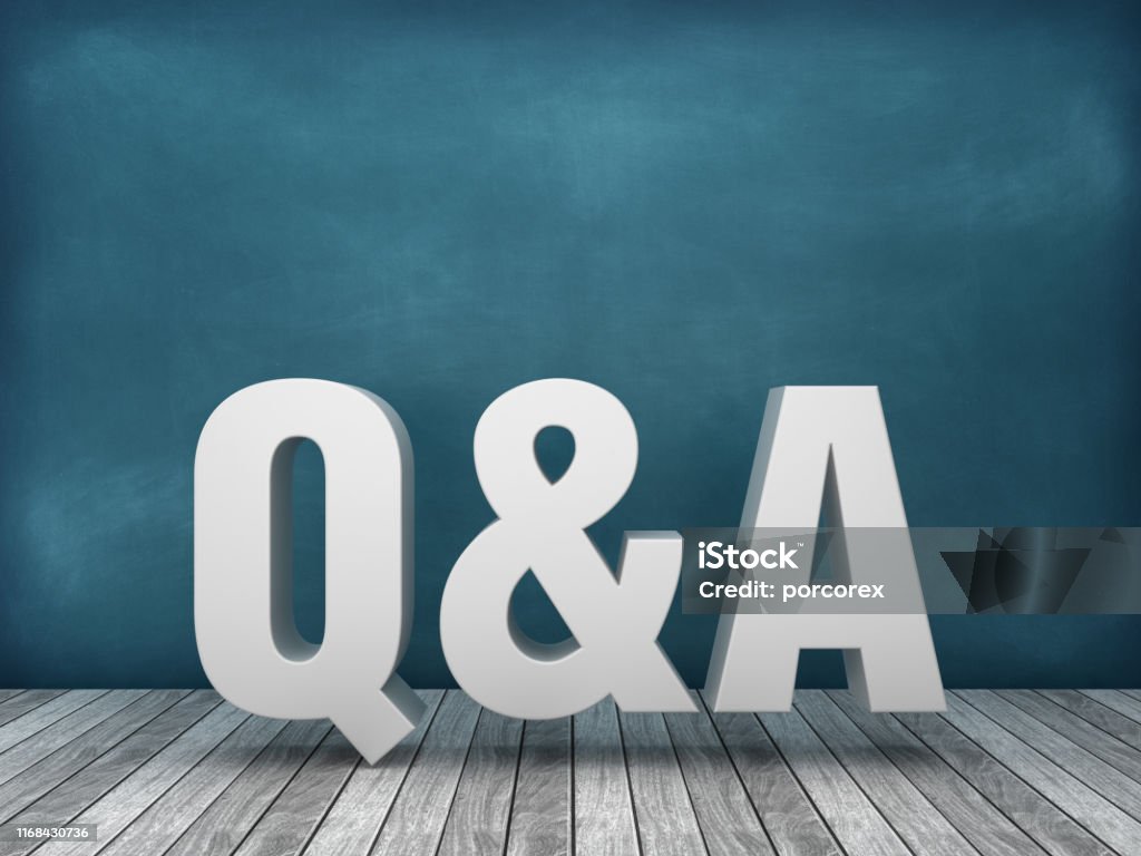 Word Q&a 3d Word Qa On Chalkboard Background 3d Rendering Stock Photo - Download ...