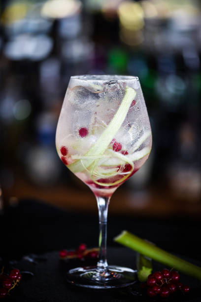 istock tonic gin cocktail with fresh rhubarb & red berries 1168437139