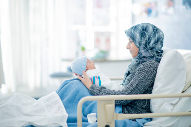 istock Muslim mother and baby 1168439081