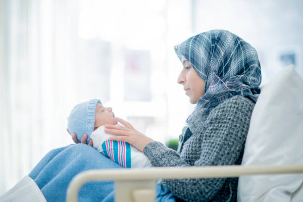 istock Muslim mother and baby 1168439088