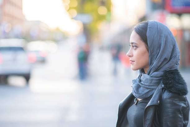 istock Muslim woman downtown 1168439616