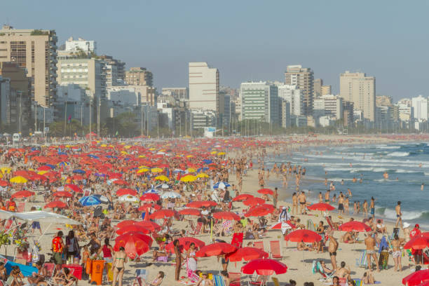 Leblon Beach, Rio de Janeiro, Brazil stock photo