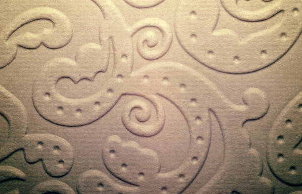 istock Perforated paper. Flat brown cardboard background texture with perforated lines. 1168440917