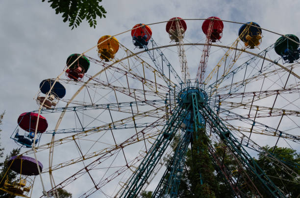 istock Underside view of a ferris wheel in the city park 1168445706