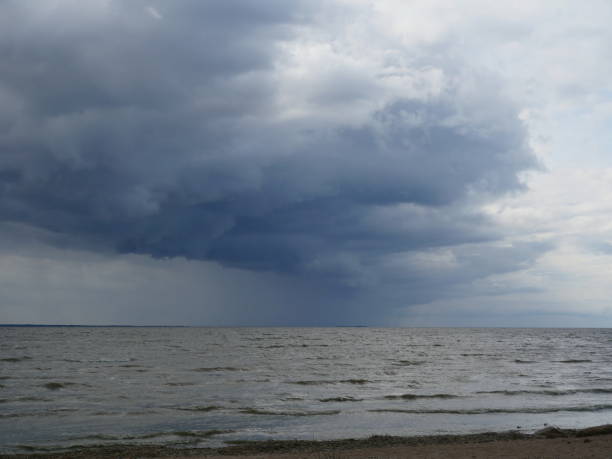 supercell tornado, dramatic scenery over the Baltic Sea
