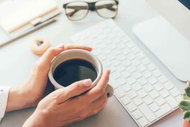 istock Coffee break in the office at the workplace 1168449429