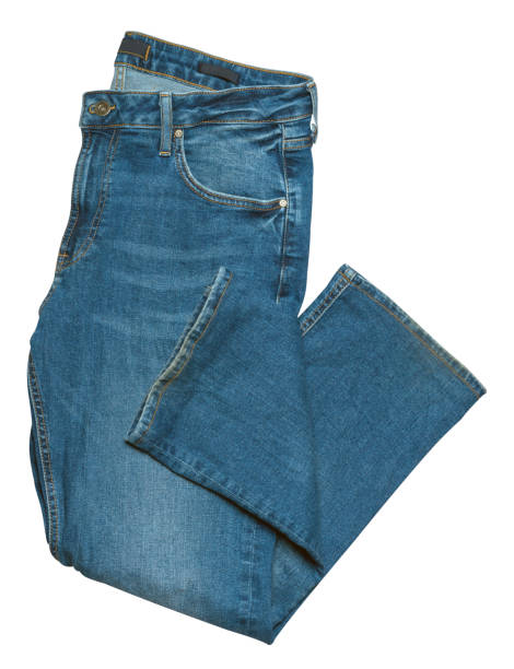 istock Blue jeans isolated on white background.Beautiful casual jeans 1168453456