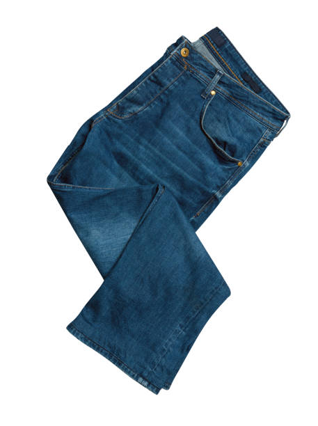 istock Blue jeans isolated on white background.Beautiful  jeans 1168453474