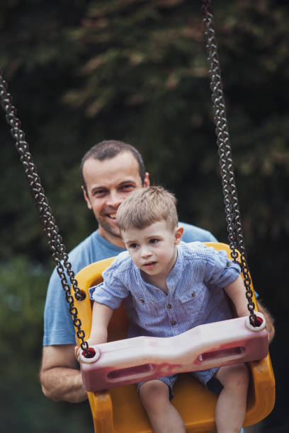 istock Single father and son hanging out outdoors 1168457697