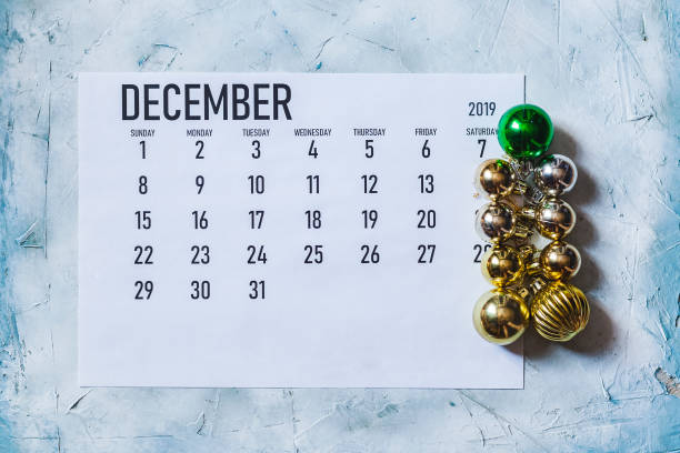 istock December 2019 monthly Calendar 1168462205