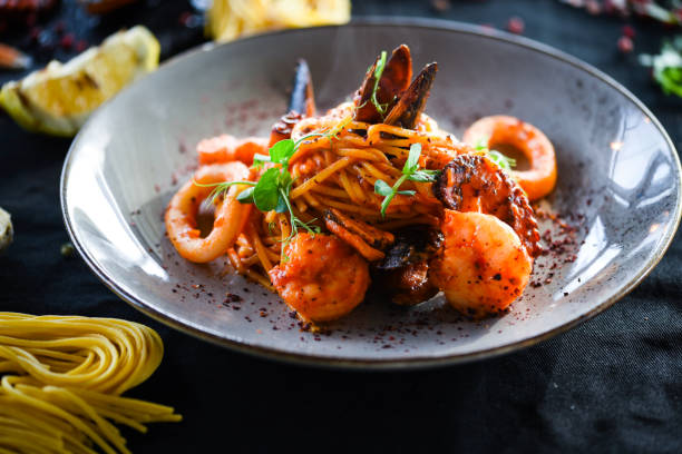 istock italian home made pasta with fresh seafood 1168465899