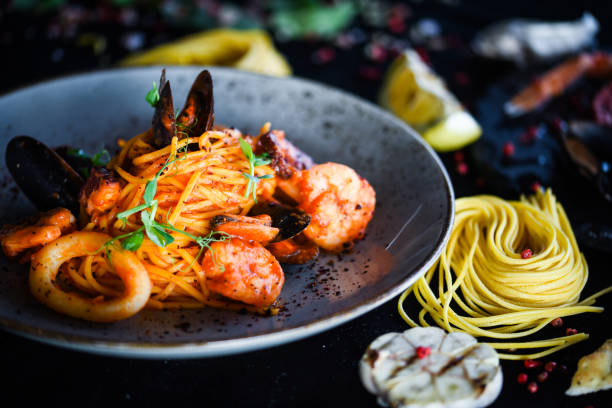 istock italian home made pasta with fresh seafood 1168465904