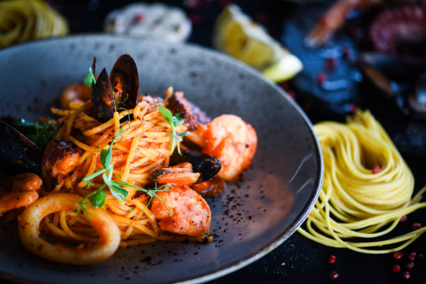 istock italian home made pasta with fresh seafood 1168465906