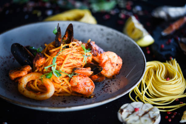 istock italian home made pasta with fresh seafood 1168465930