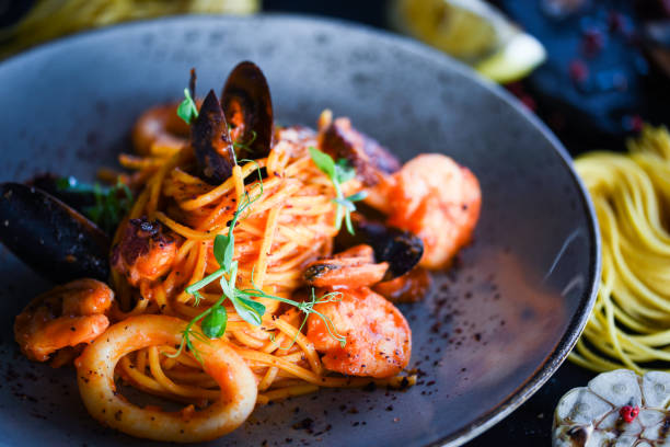 istock italian home made pasta with fresh seafood 1168465948