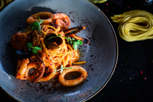 istock italian home made pasta with fresh seafood 1168465949