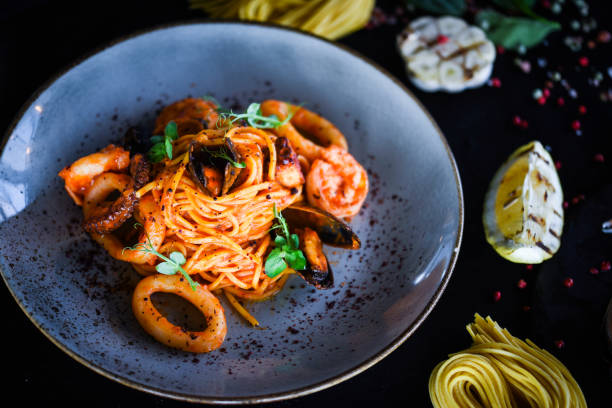 istock italian home made pasta with fresh seafood 1168465955