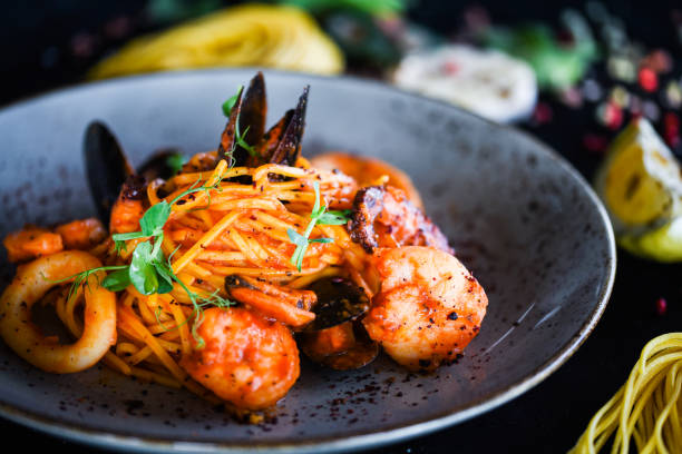 istock italian home made pasta with fresh seafood 1168465980