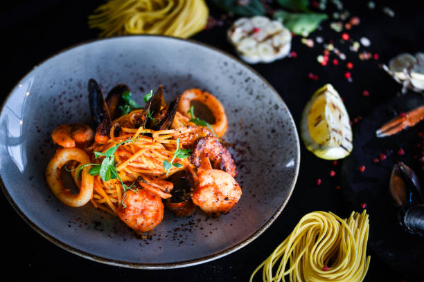 istock italian home made pasta with fresh seafood 1168466005