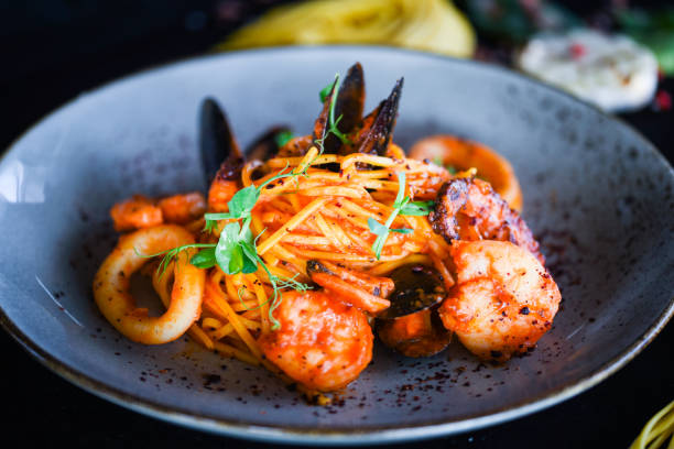 istock italian home made pasta with fresh seafood 1168466008