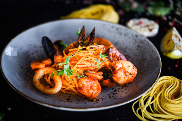 istock italian home made pasta with fresh seafood 1168466009