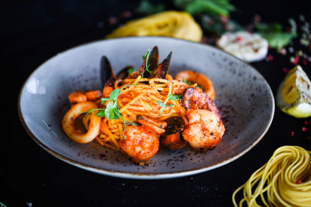 istock italian home made pasta with fresh seafood 1168466015