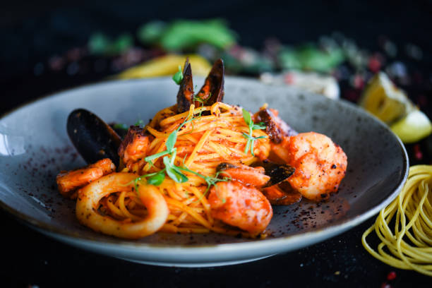 istock italian home made pasta with fresh seafood 1168466033