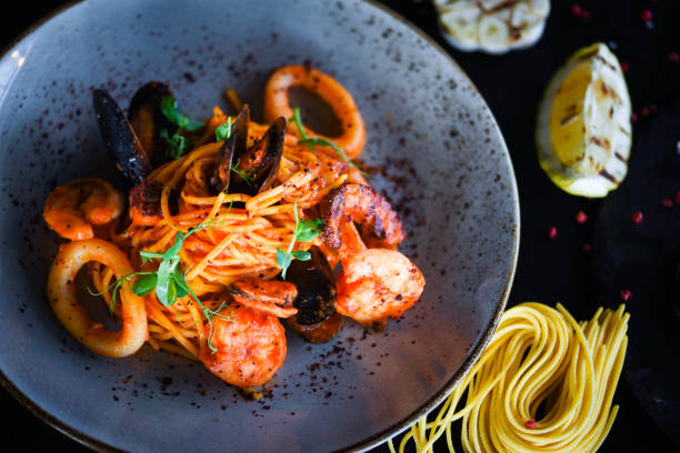 istock italian home made pasta with fresh seafood 1168466052