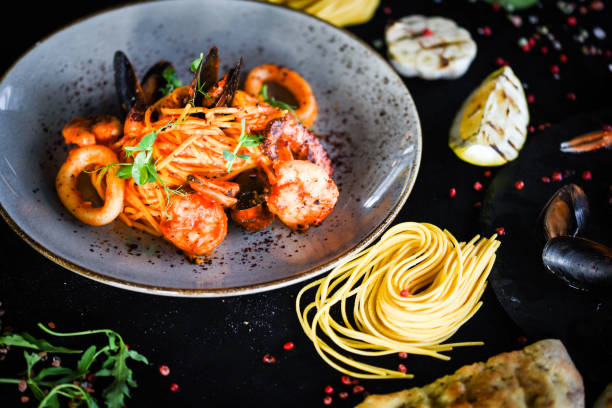 istock italian home made pasta with fresh seafood 1168466056