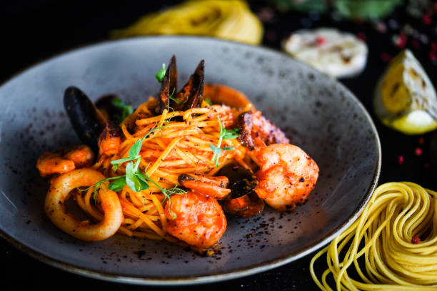 istock italian home made pasta with fresh seafood 1168466060
