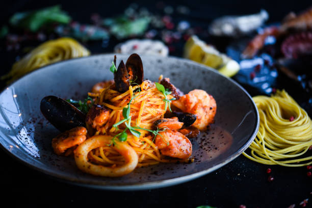 istock italian home made pasta with fresh seafood 1168466065
