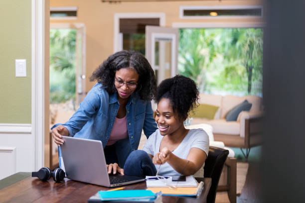 istock Women look at something on laptop 1168467105