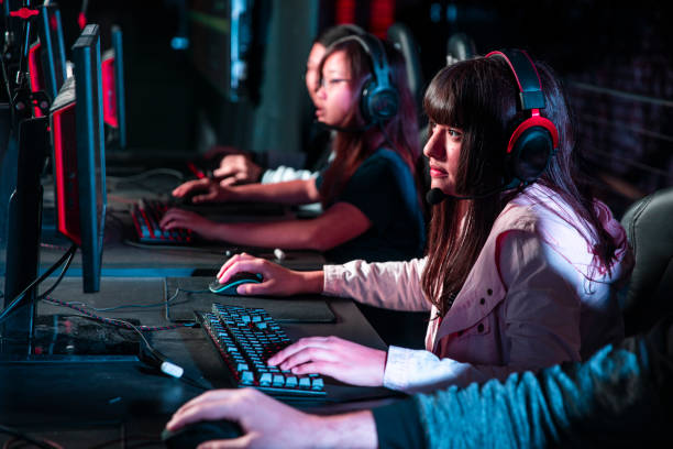 istock Diverse group of students playing esports 1168477623