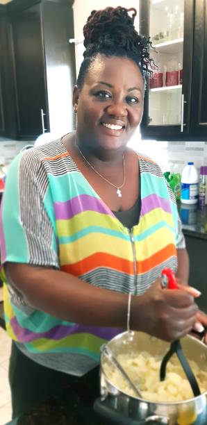 istock Woman in kitchen and office 1168482874