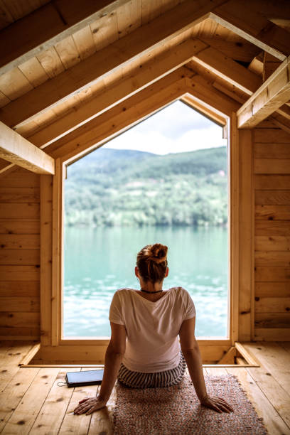 istock Inhaling every second of peaceful scene 1168484665