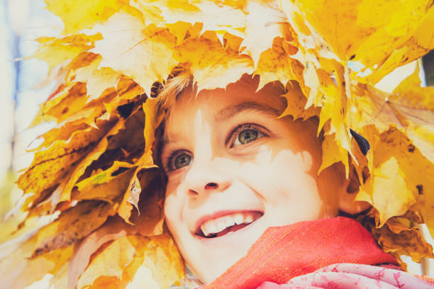 istock Little girl in autumn park 1168488326