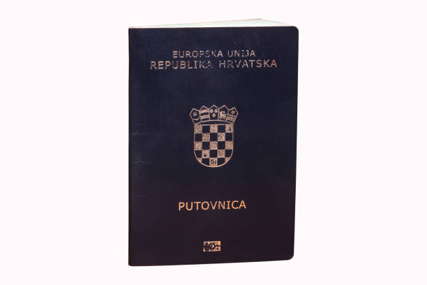 istock Croatian biometric passport isolated 1168488755