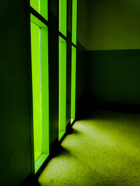 istock Three light of three window green colour of art 1168502049