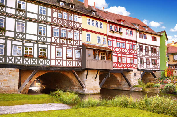 istock Bridge Kramerbrucke in Erfurt, Thuringia, Germany 1168504217