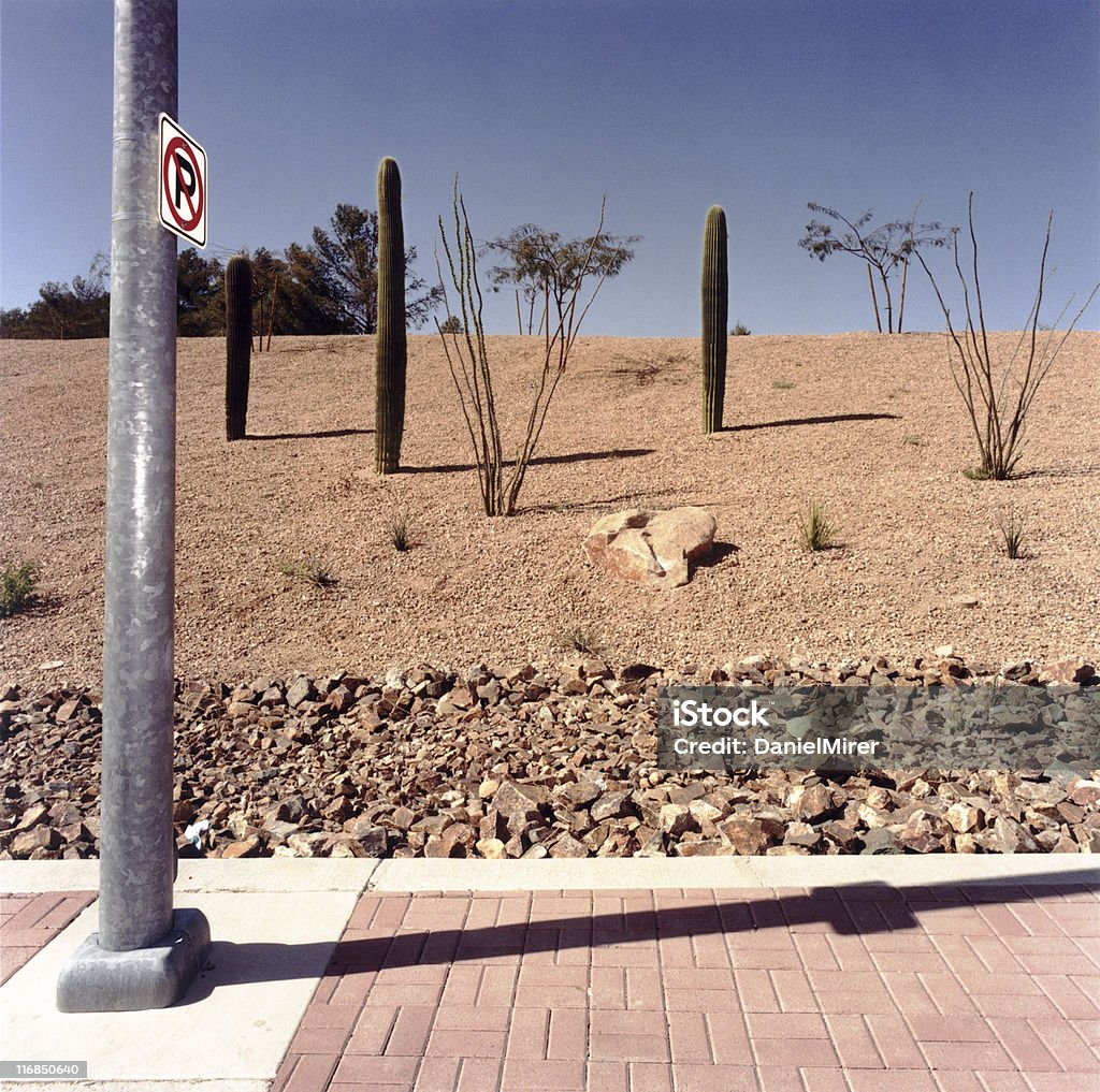 No Parking Area  Arizona Stock Photo