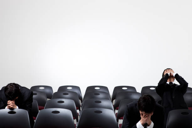 istock Image of many chairs and Businessman. 1168508858